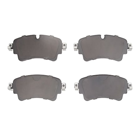 Dynamic Friction Co 5000 Advanced Brake Pads - Ceramic and Hardware Kit, Long Pad Wear, Rear 1551-1898-01